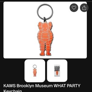 Kaws what party keychain